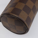 LOUIS VUITTON Damier Ebene Papillon Pouch LV Auth 203026V-13