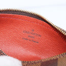 LOUIS VUITTON Damier Ebene Papillon Pouch LV Auth 203026V-16