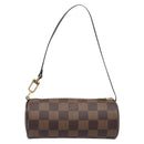 LOUIS VUITTON Damier Ebene Papillon Pouch LV Auth 203026V-3