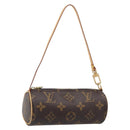 LOUIS VUITTON Monogram Papillon Pouch LV Auth 203027-1