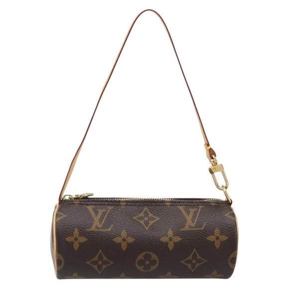 LOUIS VUITTON Monogram Papillon Pouch LV Auth 203027