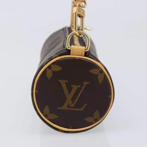 LOUIS VUITTON Monogram Papillon Pouch LV Auth 203027
