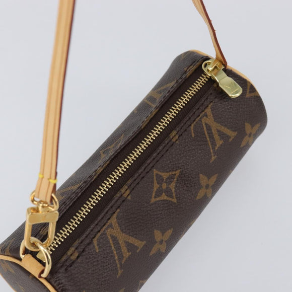 LOUIS VUITTON Monogram Papillon Pouch LV Auth 203027