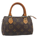 LOUIS VUITTON Monogram Mini Speedy Hand Bag M41534 LV Auth 203029-13