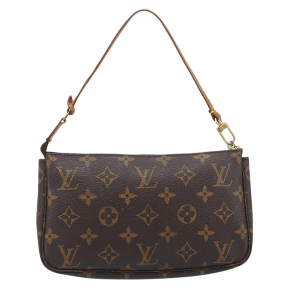 LOUIS VUITTON Monogram Pochette Accessoires Pouch M51980 LV Auth 203031