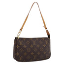 LOUIS VUITTON Monogram Pochette Accessoires Pouch M51980 LV Auth 203033A-1