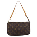LOUIS VUITTON Monogram Pochette Accessoires Pouch M51980 LV Auth 203033A-13