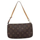 LOUIS VUITTON Monogram Pochette Accessoires Pouch M51980 LV Auth 203033A-2
