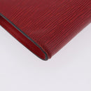 LOUIS VUITTON Epi Pochette Accessoires Pouch Red M52947 LV Auth 203038A-9