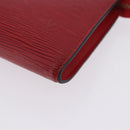 LOUIS VUITTON Epi Pochette Accessoires Pouch Red M52947 LV Auth 203038A-14