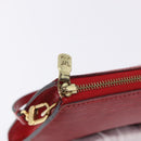 LOUIS VUITTON Epi Pochette Accessoires Pouch Red M52947 LV Auth 203038A-10