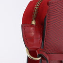 LOUIS VUITTON Epi Pochette Accessoires Pouch Red M52947 LV Auth 203038A-17