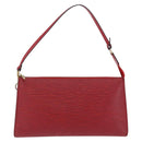 LOUIS VUITTON Epi Pochette Accessoires Pouch Red M52947 LV Auth 203038A-13