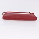 LOUIS VUITTON Epi Pochette Accessoires Pouch Red M52947 LV Auth 203038A-5