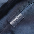 Christian Dior Trotter Canvas saddle Pouch Navy Gold Auth 203040A-17