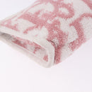 Christian Dior Trotter Canvas Pouch Pile Pink Auth 203042-10