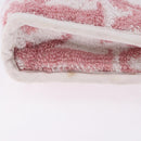 Christian Dior Trotter Canvas Pouch Pile Pink Auth 203042-6
