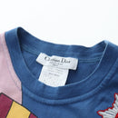 Christian Dior T Shirt cotton Blue Auth 203044M-14