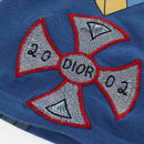 Christian Dior T Shirt cotton Blue Auth 203044M-6