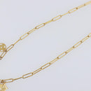 LOUIS VUITTON Monogram Collier Roman Holiday Necklace Gold M80272 Auth 203051M-12