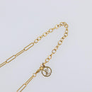 LOUIS VUITTON Monogram Collier Roman Holiday Necklace Gold M80272 Auth 203051M-14
