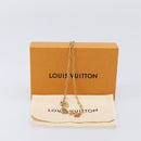 LOUIS VUITTON Monogram Collier Roman Holiday Necklace Gold M80272 Auth 203051M-17
