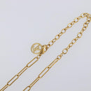 LOUIS VUITTON Monogram Collier Roman Holiday Necklace Gold M80272 Auth 203051M-7
