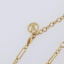 LOUIS VUITTON Monogram Collier Roman Holiday Necklace Gold M80272 Auth 203051M-9