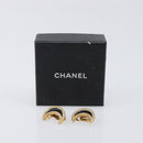 CHANEL Earring metal Gold Tone CC Auth 203053V-11