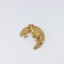 CHANEL Earring metal Gold Tone CC Auth 203053V-3