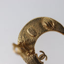 CHANEL Earring metal Gold Tone CC Auth 203053V-6