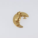 CHANEL Earring metal Gold Tone CC Auth 203053V-8