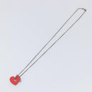CHANEL Necklace Metal Pink CC Auth 203054-11
