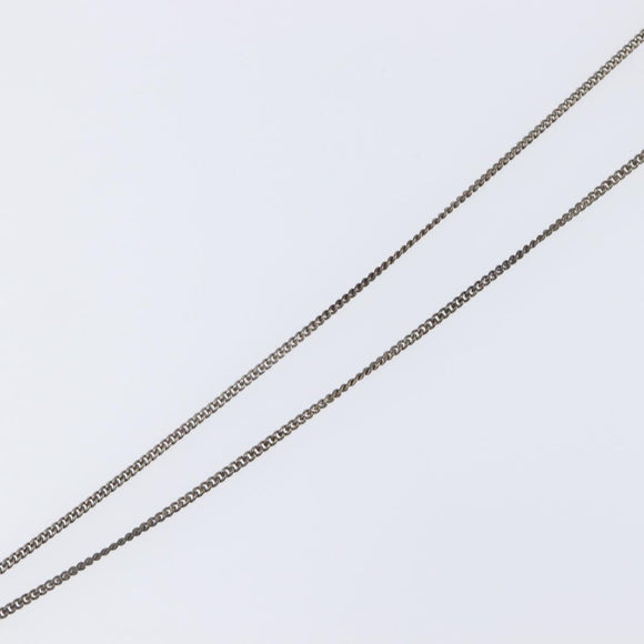 CHANEL Necklace Metal Pink CC Auth 203054