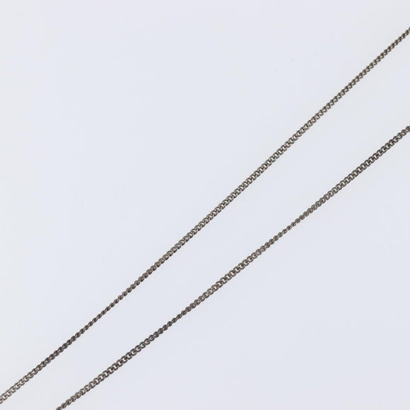 CHANEL Necklace Metal Pink CC Auth 203054