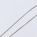CHANEL Necklace Metal Pink CC Auth 203054-16