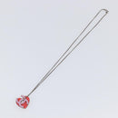CHANEL Necklace Metal Pink CC Auth 203054-2