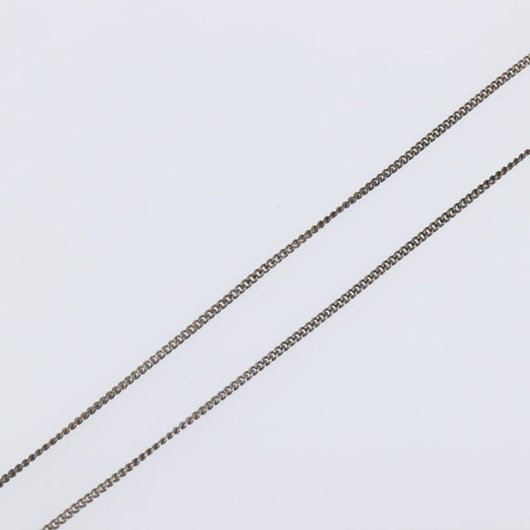 CHANEL Necklace Metal Pink CC Auth 203054
