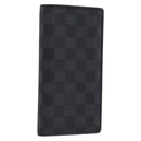 LOUIS VUITTON Damier Graphite Portefeuille Plaza Wallet N62665 LV Auth 203066V-1