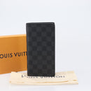 LOUIS VUITTON Damier Graphite Portefeuille Plaza Wallet N62665 LV Auth 203066V-12