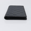 LOUIS VUITTON Damier Graphite Portefeuille Plaza Wallet N62665 LV Auth 203066V-6