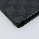 LOUIS VUITTON Damier Graphite Portefeuille Plaza Wallet N62665 LV Auth 203066V-14