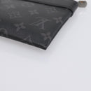 LOUIS VUITTON Monogram Eclipse Pochette Discovery PM Pouch M44323 LV Auth 203067-15