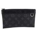 LOUIS VUITTON Monogram Eclipse Pochette Discovery PM Pouch M44323 LV Auth 203067-13