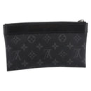 LOUIS VUITTON Monogram Eclipse Pochette Discovery PM Pouch M44323 LV Auth 203067-2