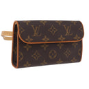 LOUIS VUITTON Monogram Pochette Florentine Waist Bag M51855 LV Auth 203071V-1