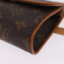 LOUIS VUITTON Monogram Pochette Florentine Waist Bag M51855 LV Auth 203071V-16