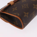 LOUIS VUITTON Monogram Pochette Florentine Waist Bag M51855 LV Auth 203071V-17