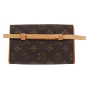 LOUIS VUITTON Monogram Pochette Florentine Waist Bag M51855 LV Auth 203071V-2