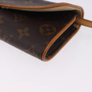 LOUIS VUITTON Monogram Pochette Twin PM Shoulder Bag M51854 LV Auth 203072A-16